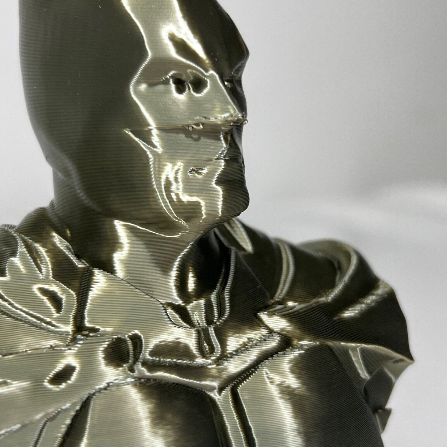Batman Dark Metallic Superhero Bust Statue 5” Modern Collectible
