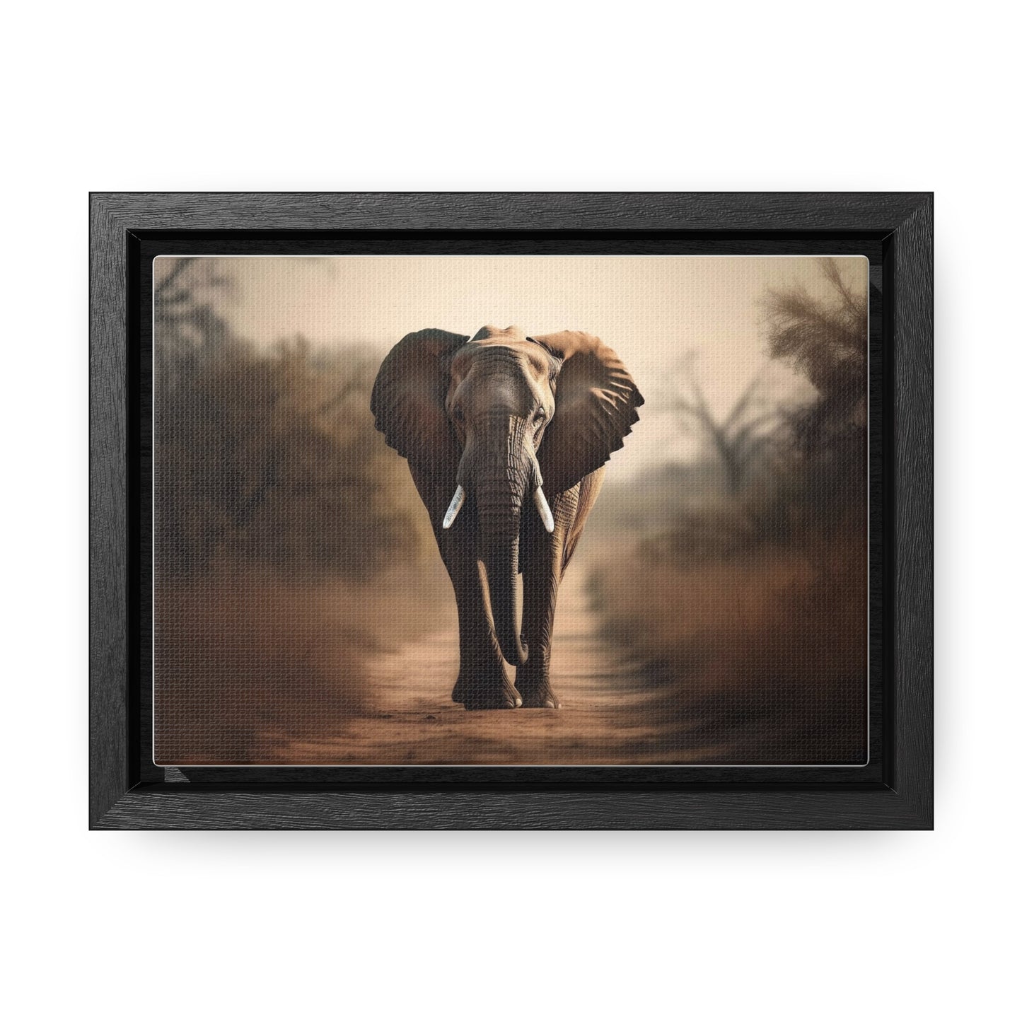 Elephant Wall Art - Vibrant Animal Portrait Print in Bold Colors - Wildlife Decor for Nature Lovers Homes