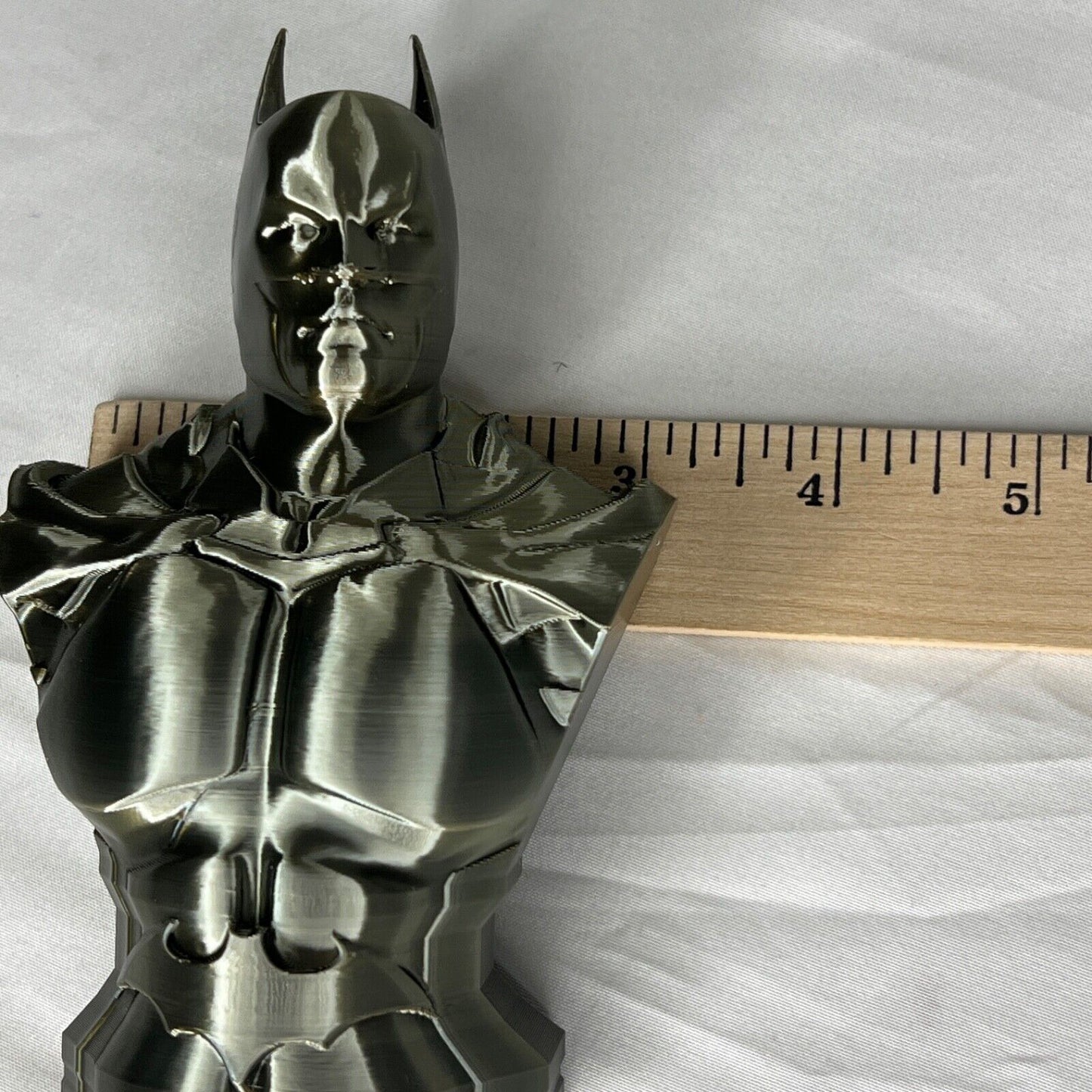 Batman Dark Metallic Superhero Bust Statue 5” Modern Collectible