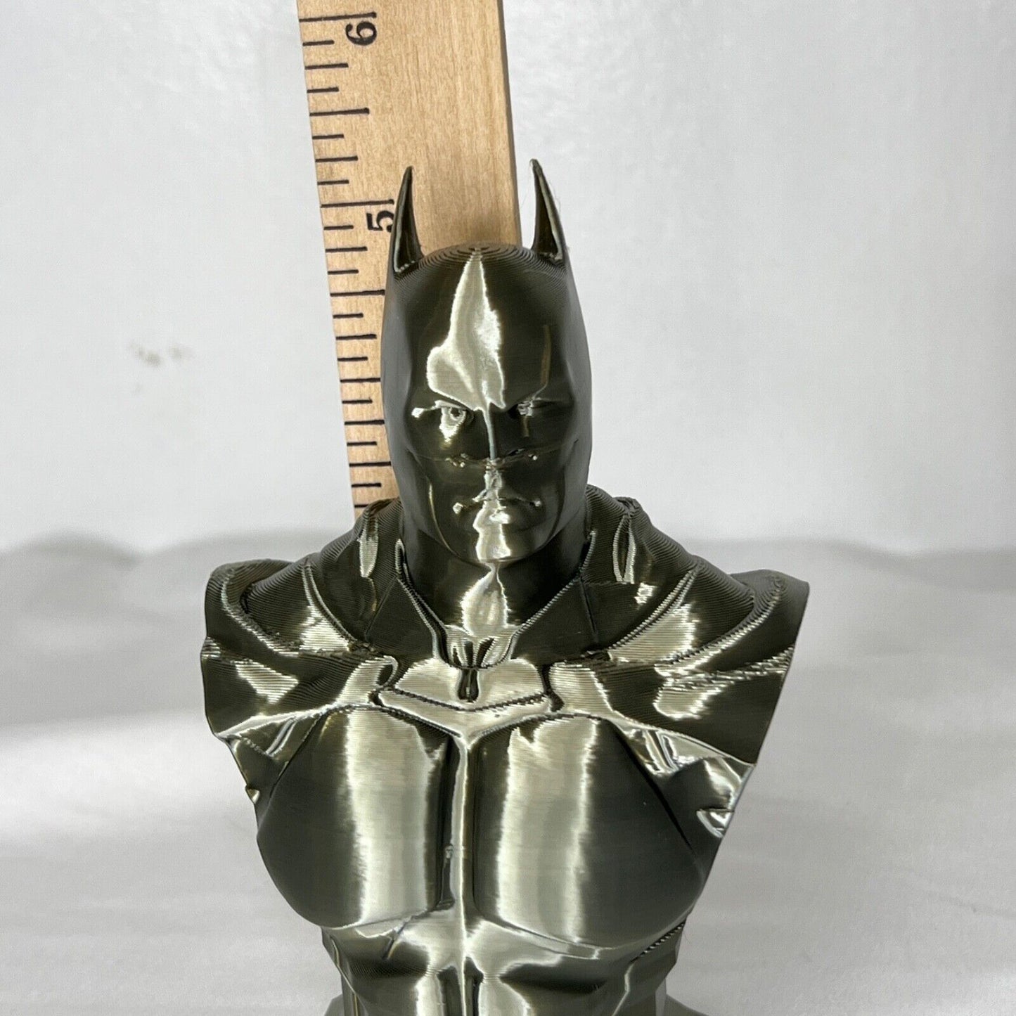 Batman Dark Metallic Superhero Bust Statue 5” Modern Collectible