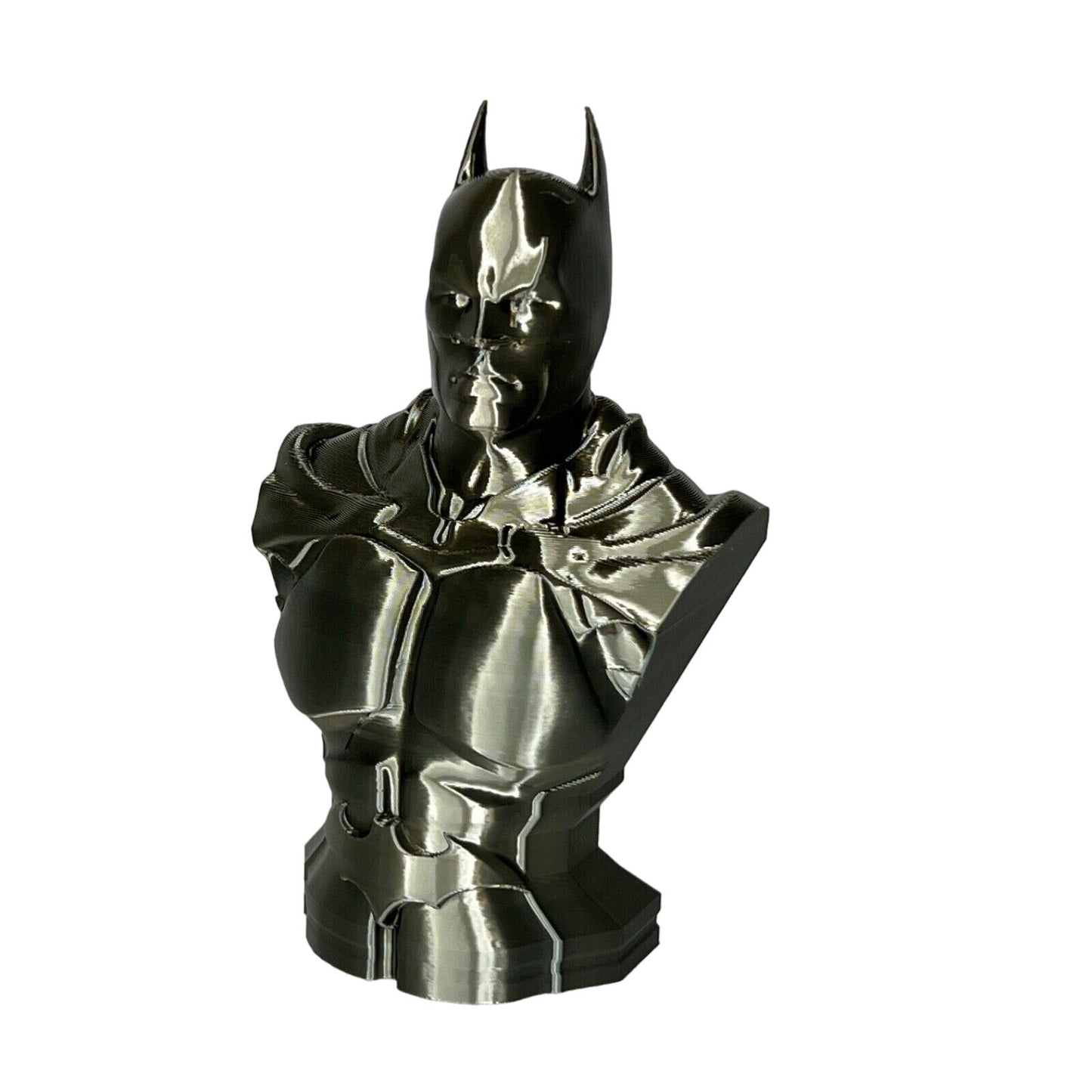 Batman Dark Metallic Superhero Bust Statue 5” Modern Collectible